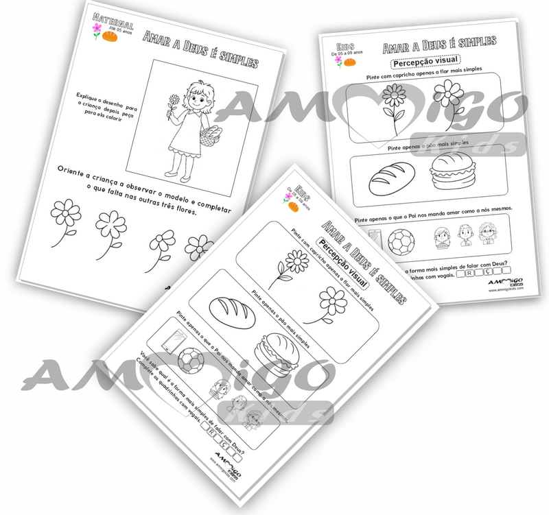 Amar a Deus é simples – Aula em PDF para o Ministério Infantil - Imagem 3